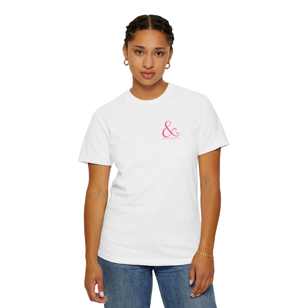 Ampersand Heart T-Shirt — Romans 8:28 Tee