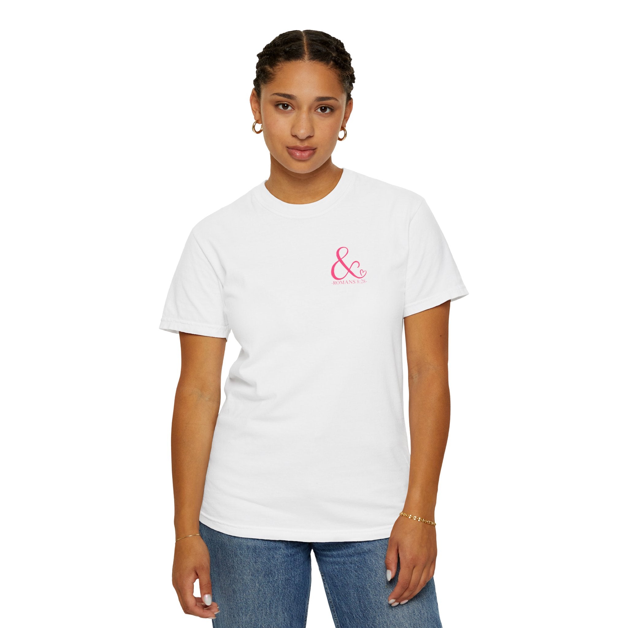 Ampersand Heart T-Shirt — Romans 8:28 Tee