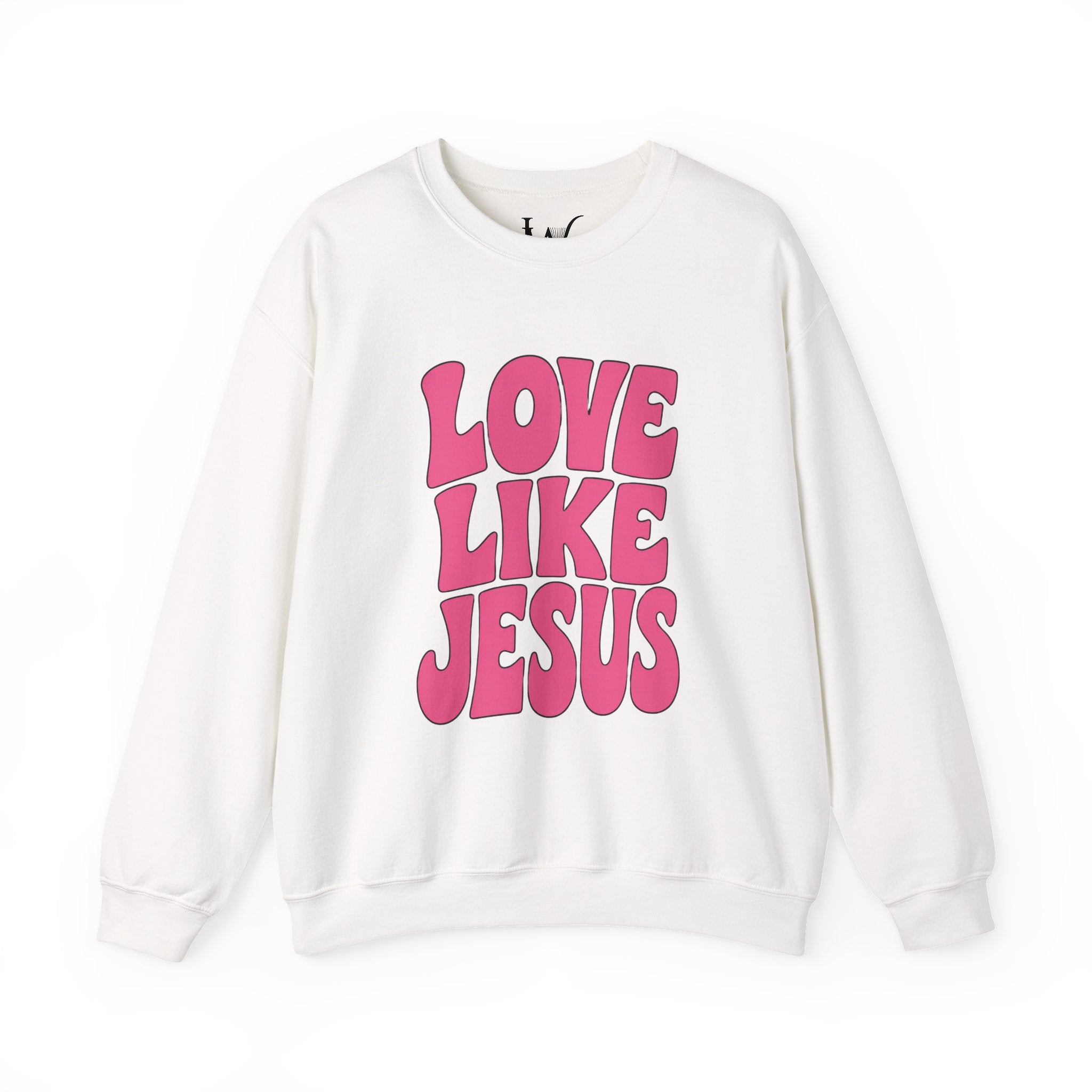 Love Like Jesus Groovy Sweatshirt