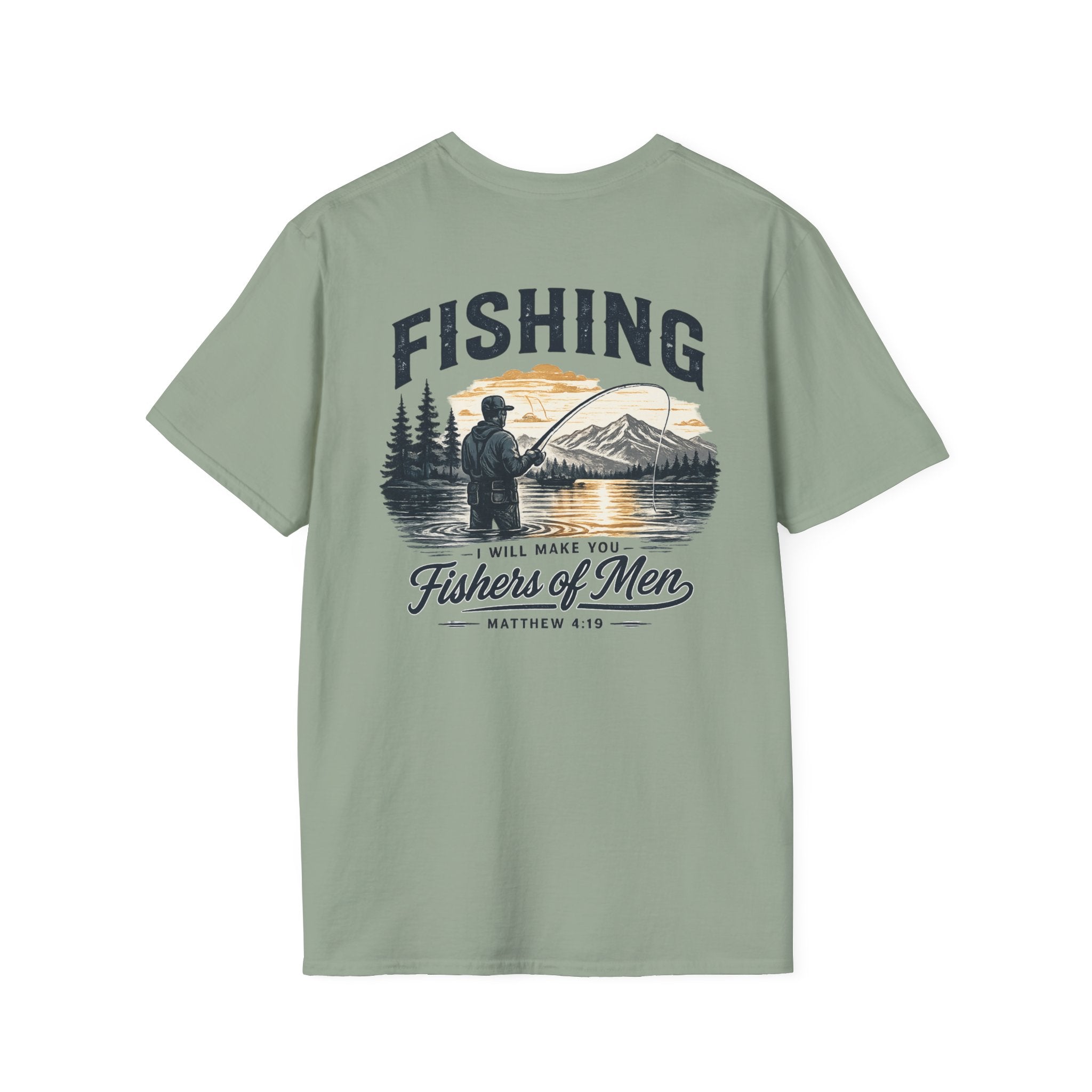 Fishing T-Shirt — "I Will Make You Fishers of Men" Fishing Tee
