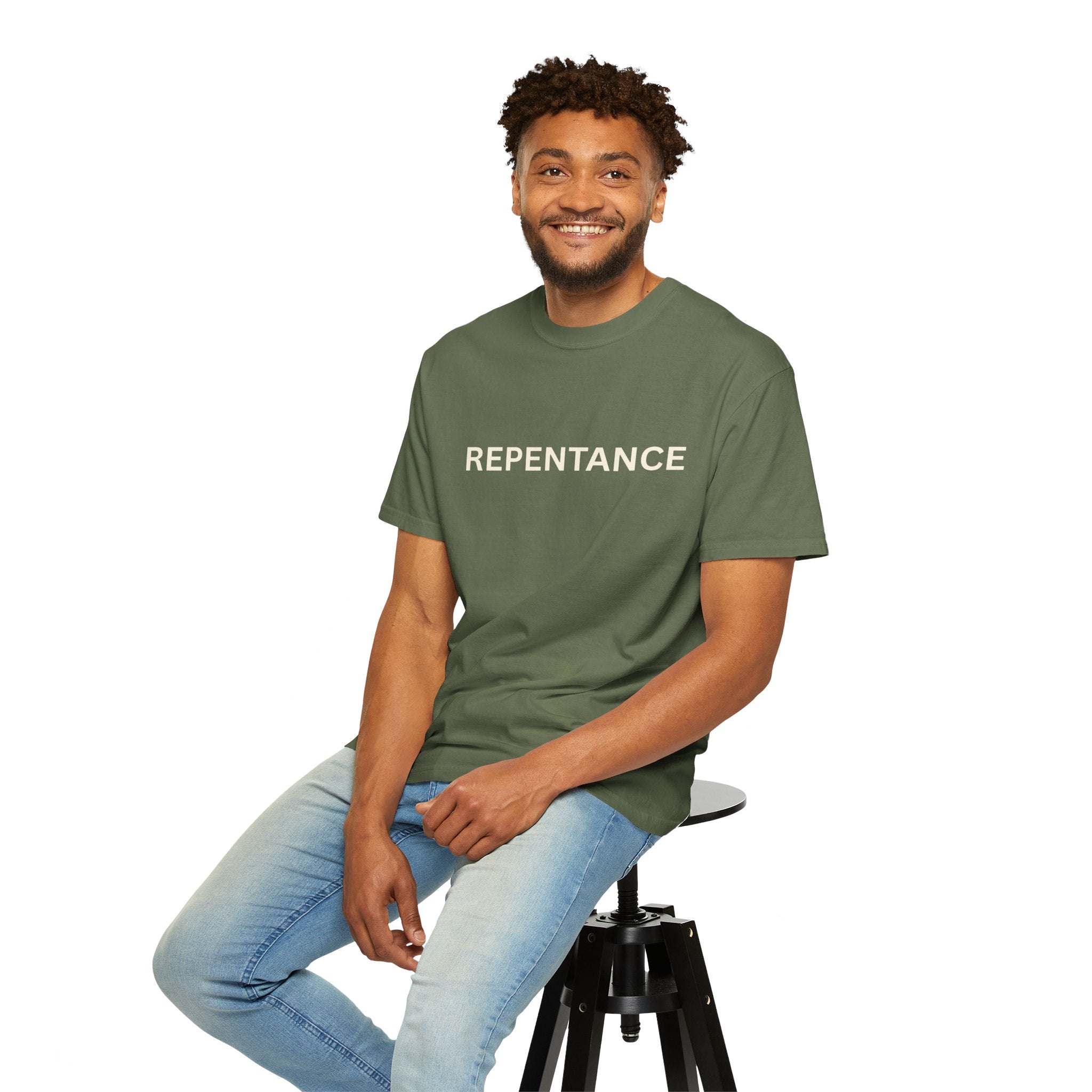 Repentance T-Shirt — "Create in Me a Clean Heart" Psalm 51:10 Christian Tee