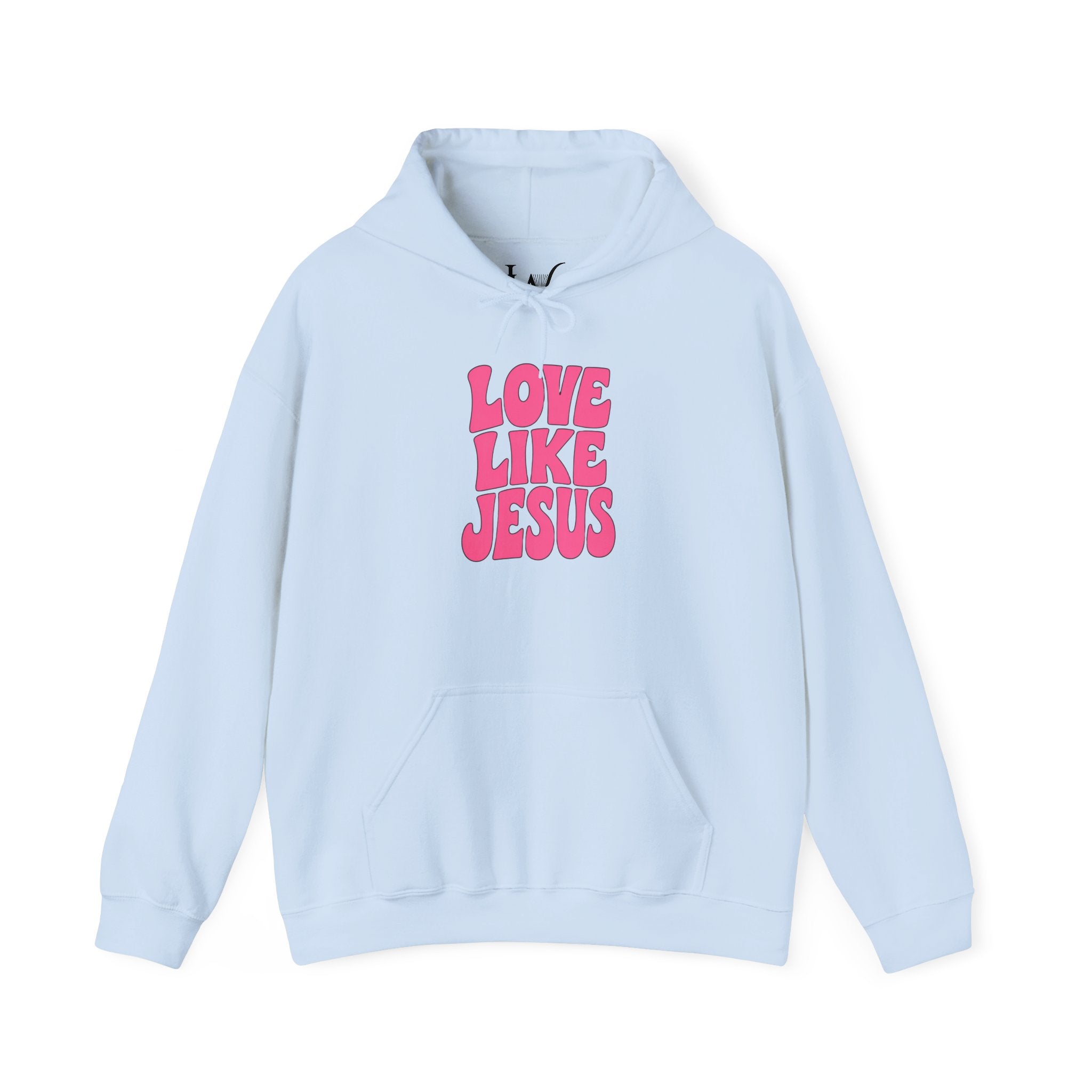 Love Like Jesus Groovy Hoodie Pullover