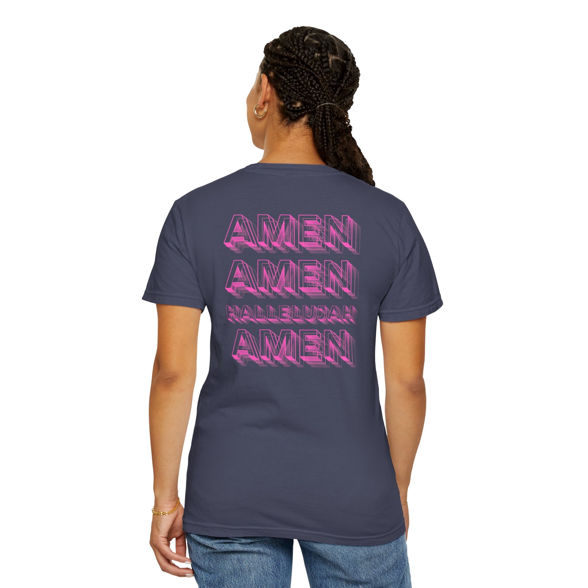 Amen Amen Hallelujah Amen Psalms 150:6 Graphic T-Shirt