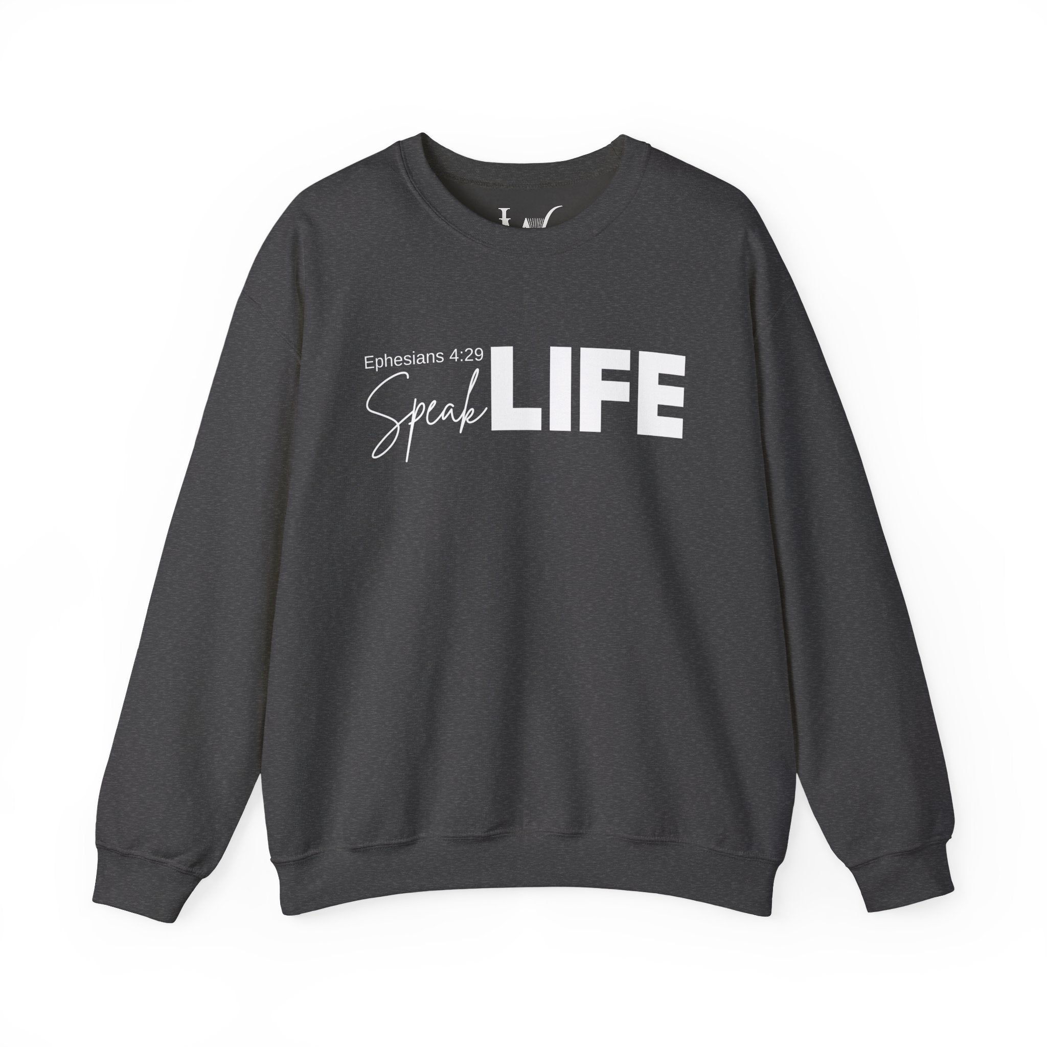 Speak Life Ephesians 4:29 Scripture Crewneck Sweatshirt