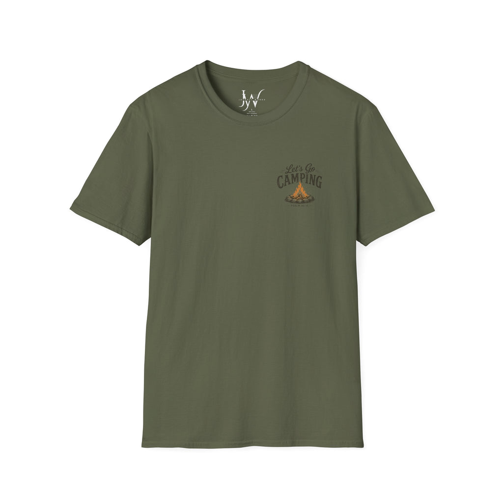 Camp More Worry Less T-Shirt - Psalm 46:10