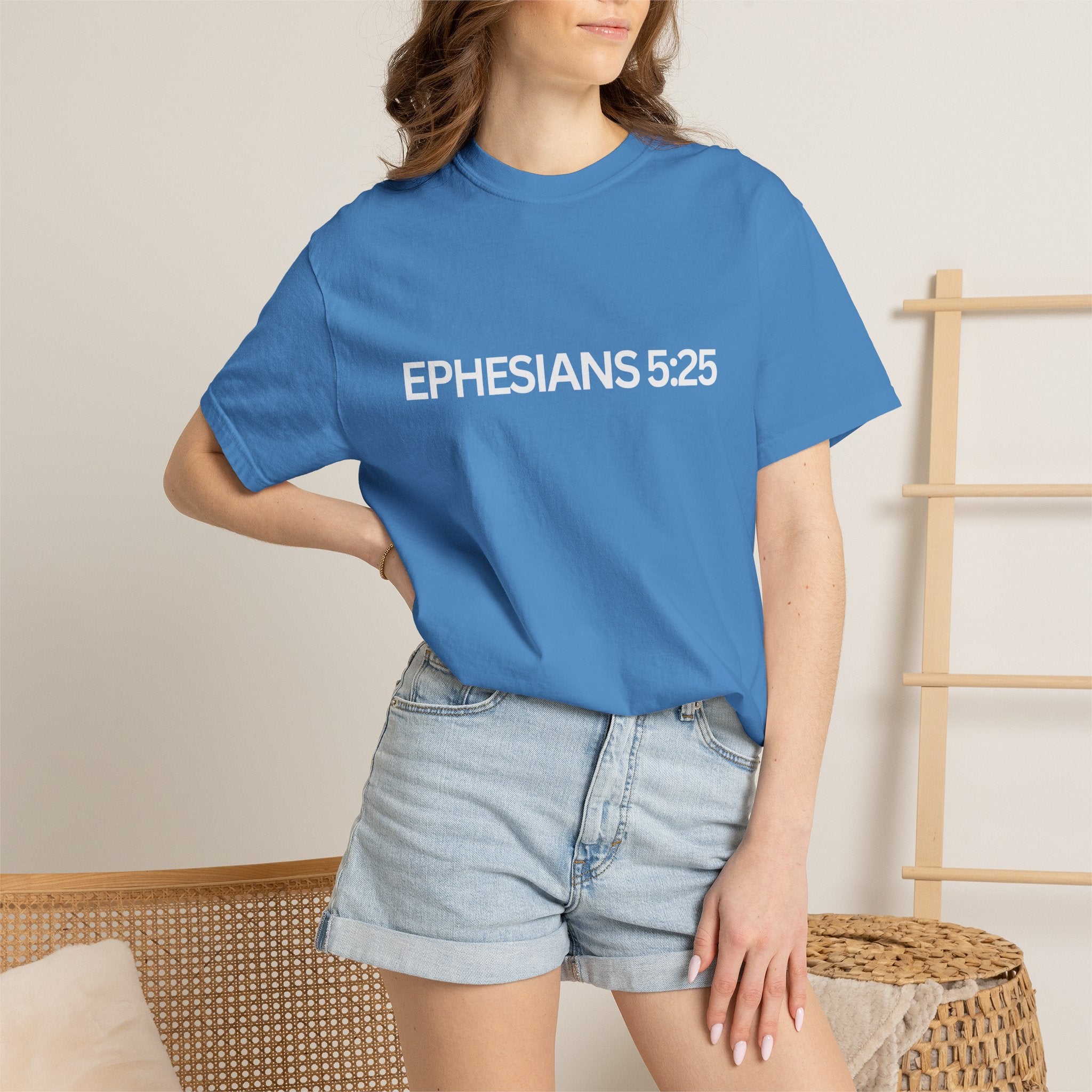 Ephesians 5:25 Scripture T-Shirt — Husbands, Love Your Wives