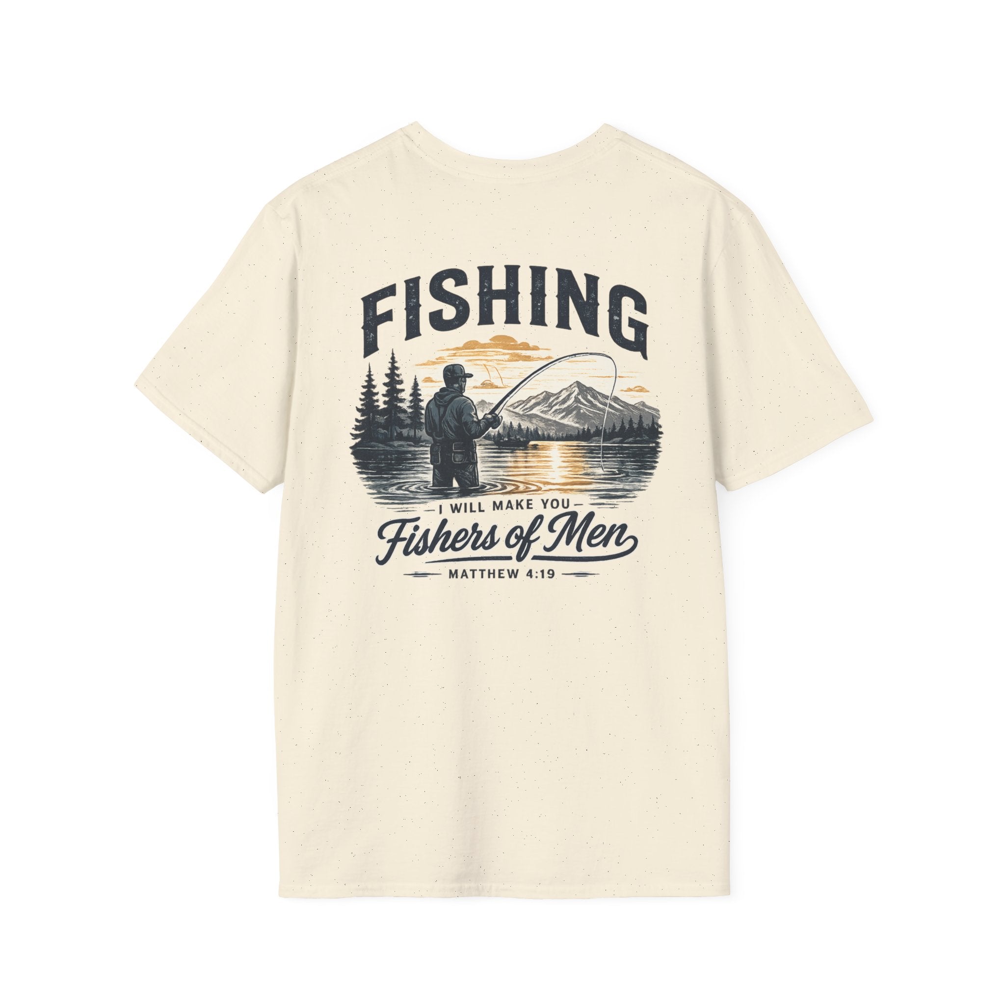 Fishing T-Shirt — "I Will Make You Fishers of Men" Fishing Tee
