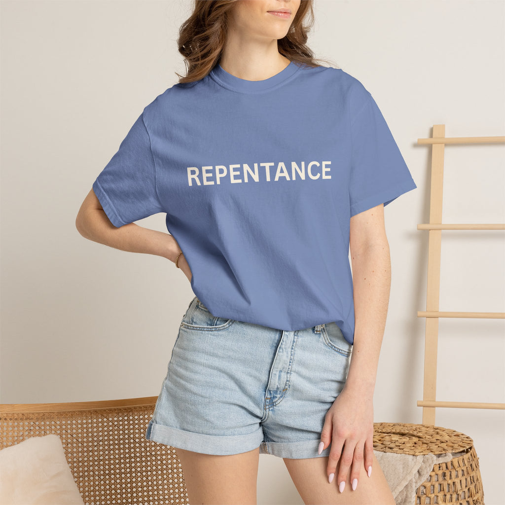 Repentance T-Shirt — "Create in Me a Clean Heart" Psalm 51:10 Christian Tee