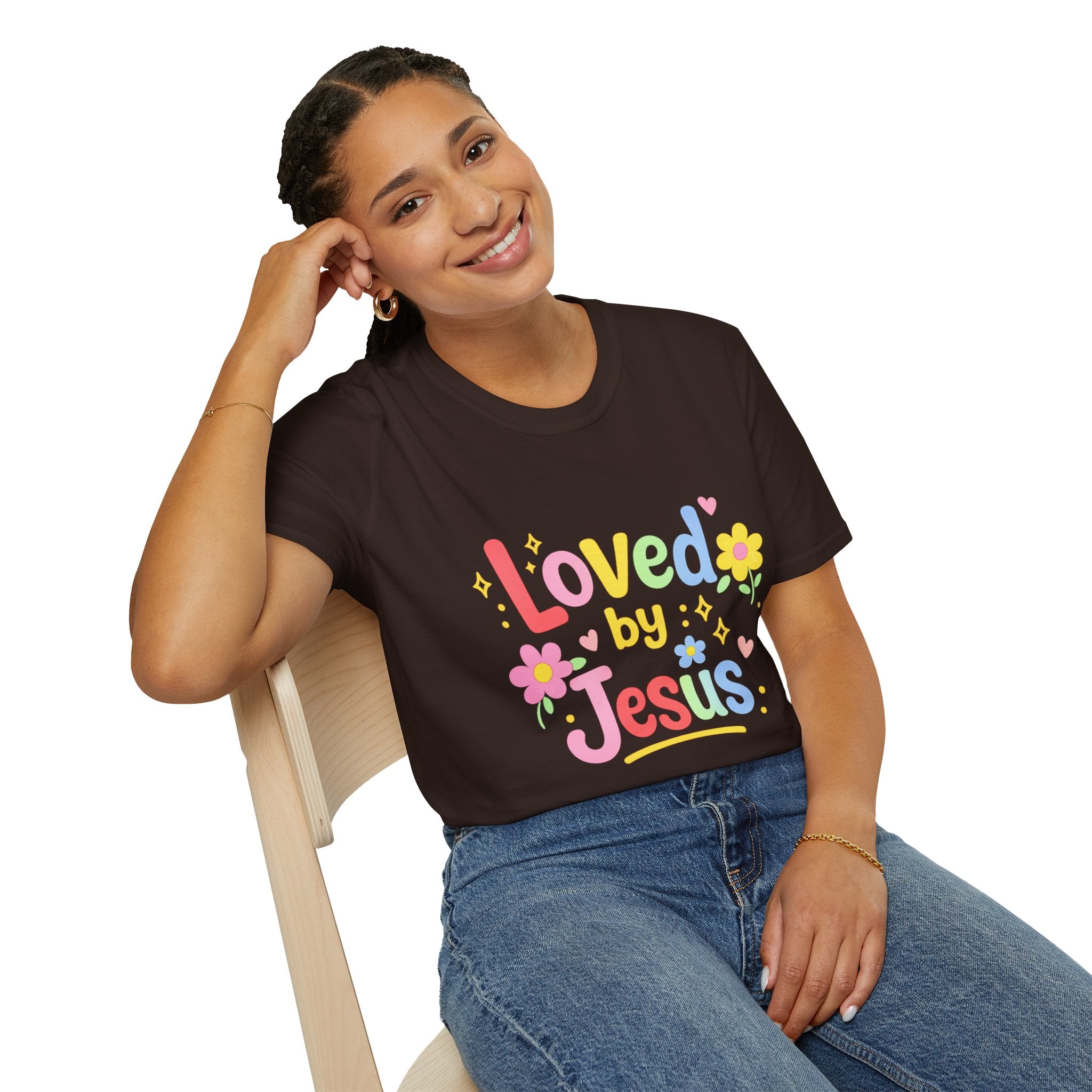 Loved by Jesus Colorful T-Shirt