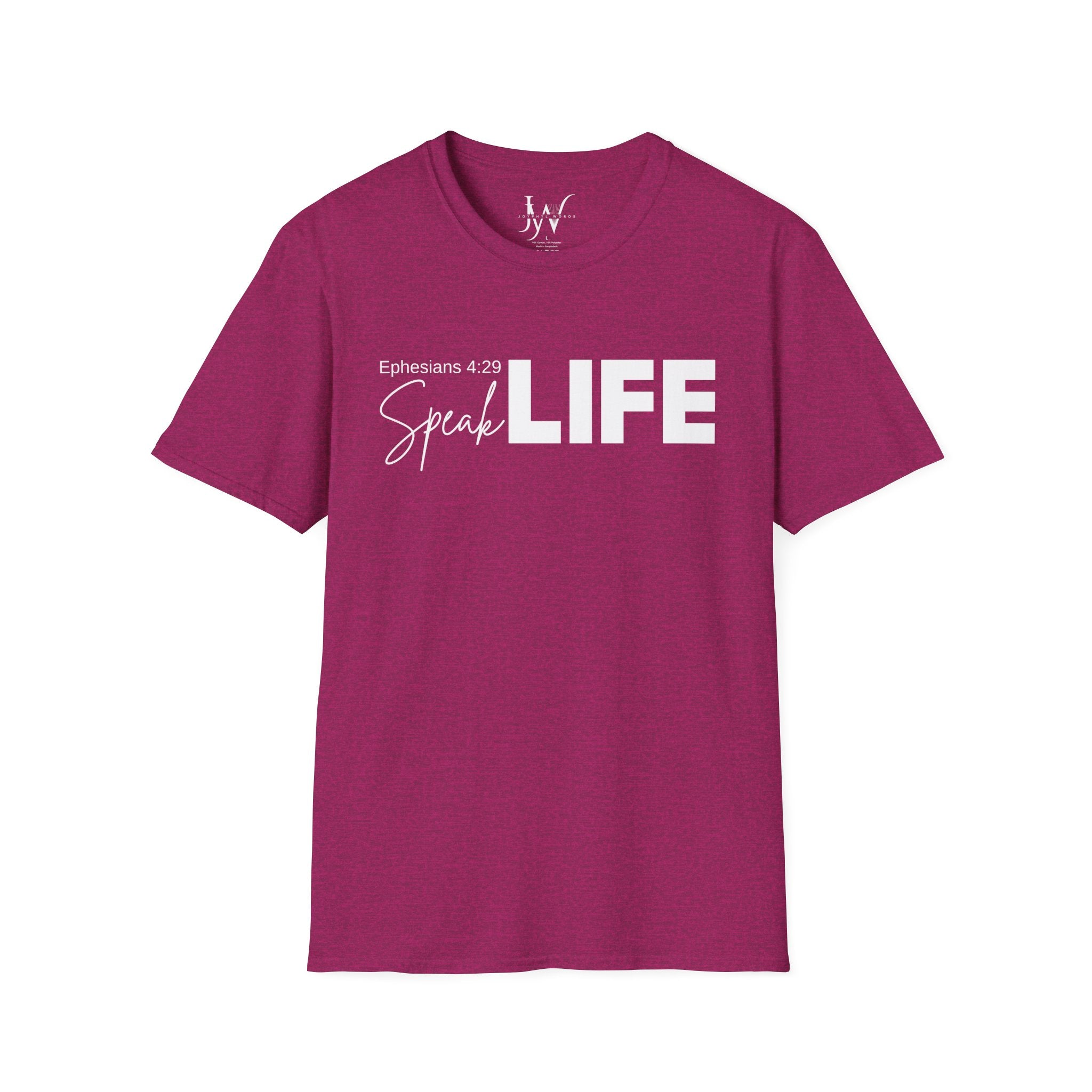 Speak Life Ephesians 4:29 Scripture T-Shirt