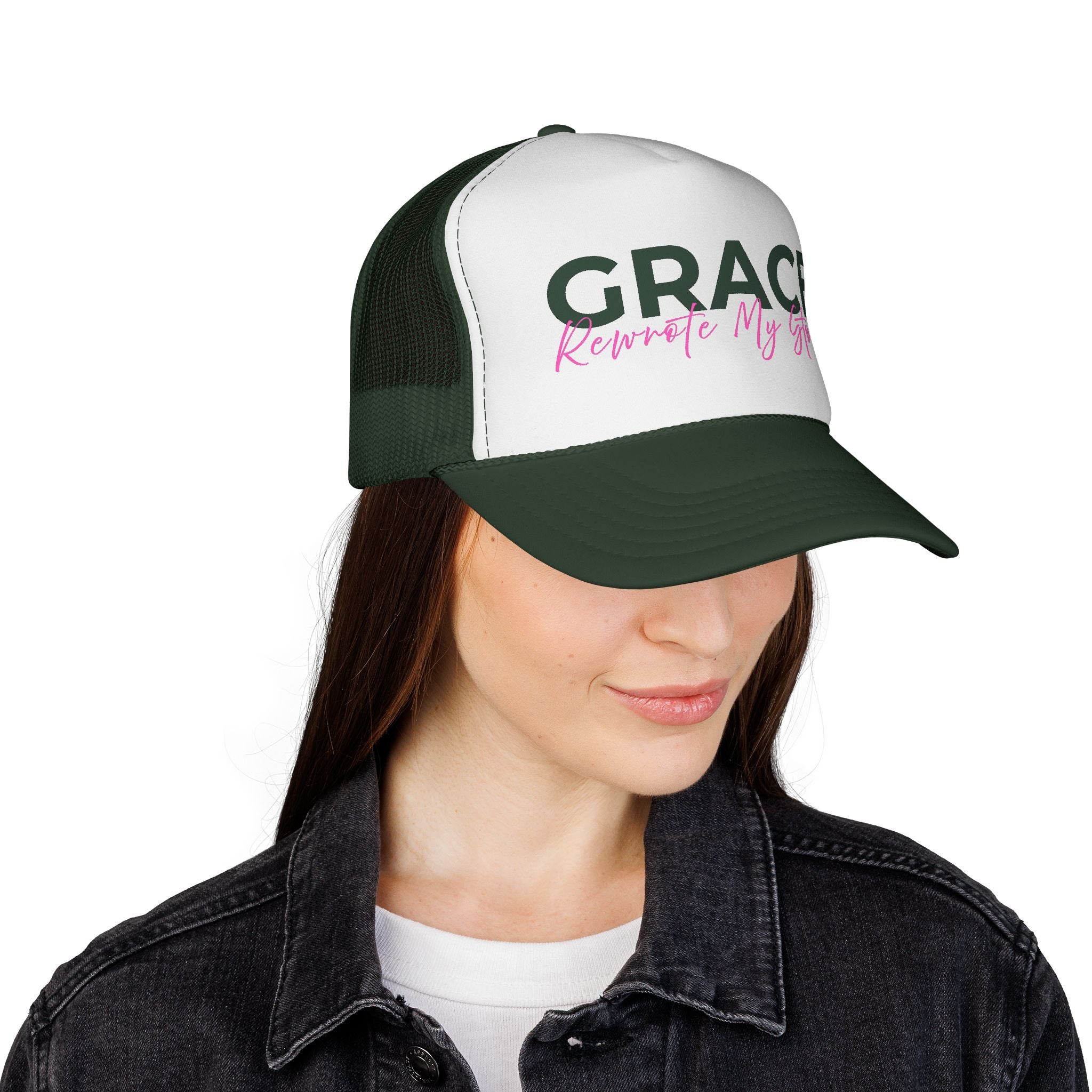 Grace Rewrote My Story Trucker Hat