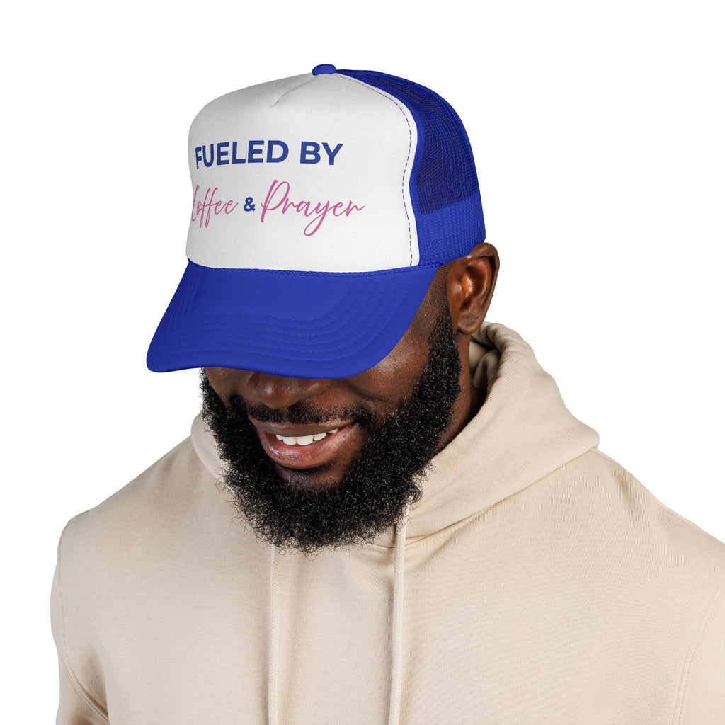 Fueled by Coffee & Prayer Trucker Hat