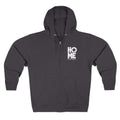 Zip Hoodie — "HOME" Front Logo, Back: REACH • EQUIP • DEFEND (FOTP.church)