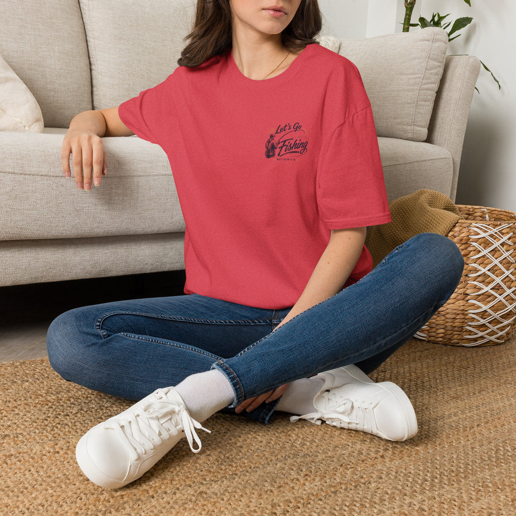 Fishing T-Shirt — "I Will Make You Fishers of Men" Fishing Tee