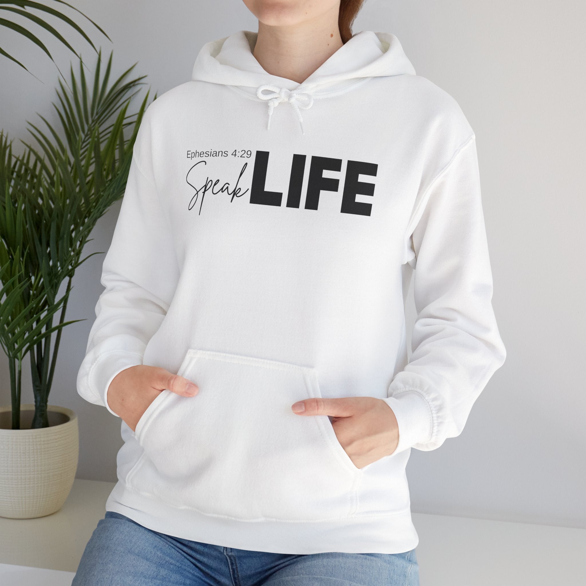Speak Life Ephesians 4:29 Hoodie Pullover