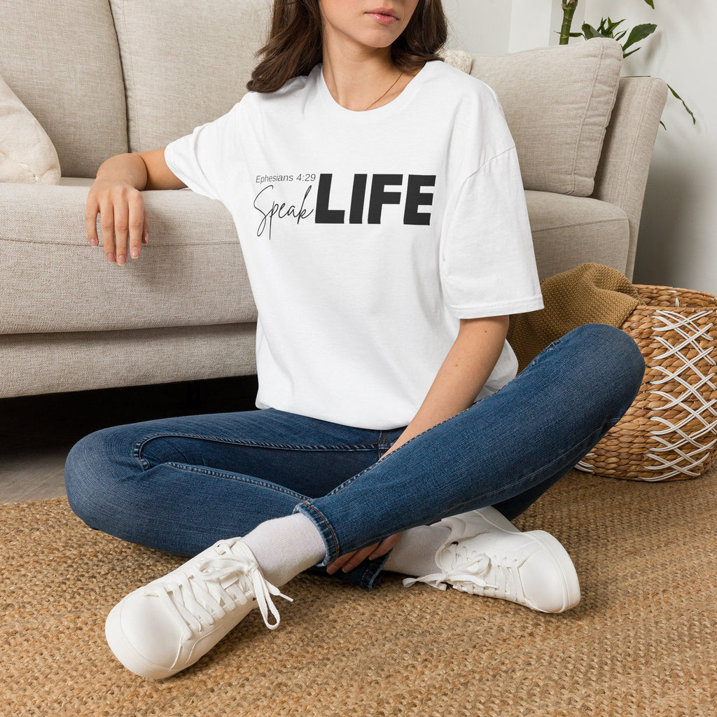 Speak Life Ephesians 4:29 Scripture T-Shirt