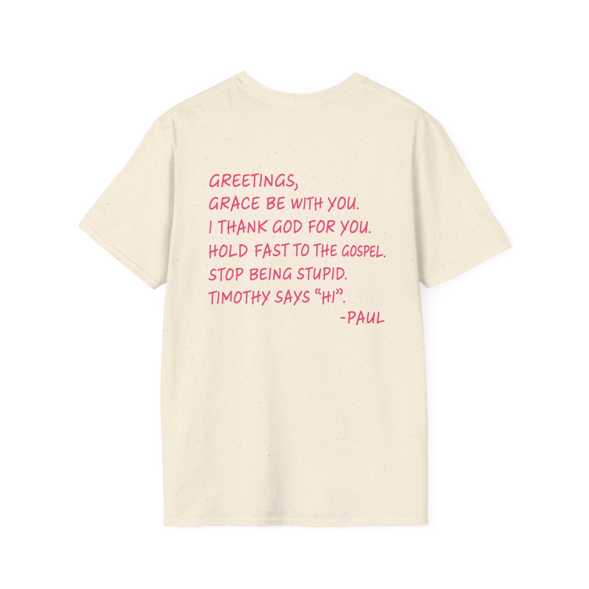 If Paul Were Here We’d Be Getting a Letter T-Shirt — Funny Vintage Postal Stamp Tee