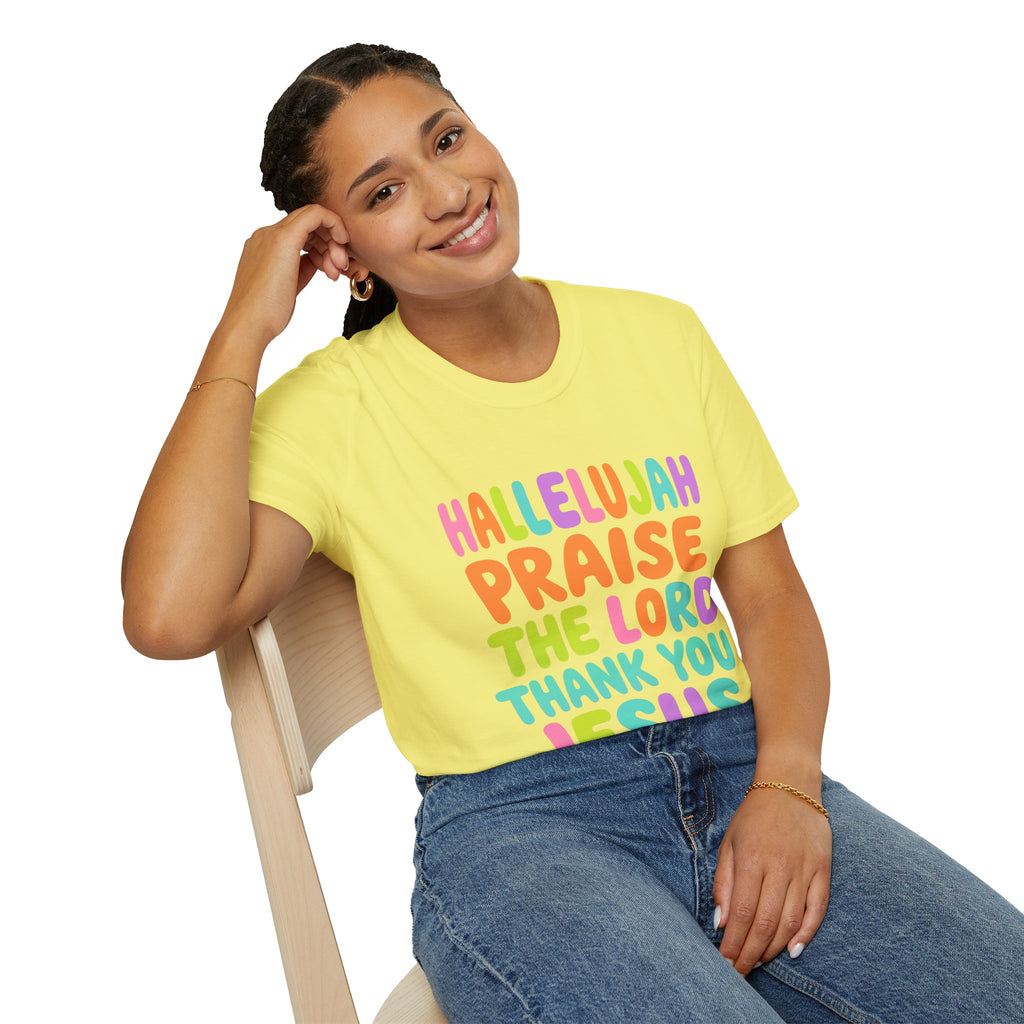 Hallelujah Praise The Lord Thank You Jesus T-Shirt