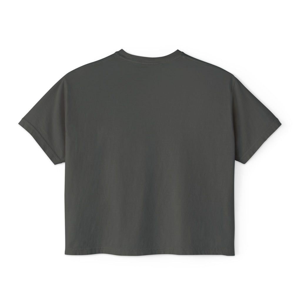 Be Where Your Feet Are Boxy Tee — Footprint Relaxed Women's Tee