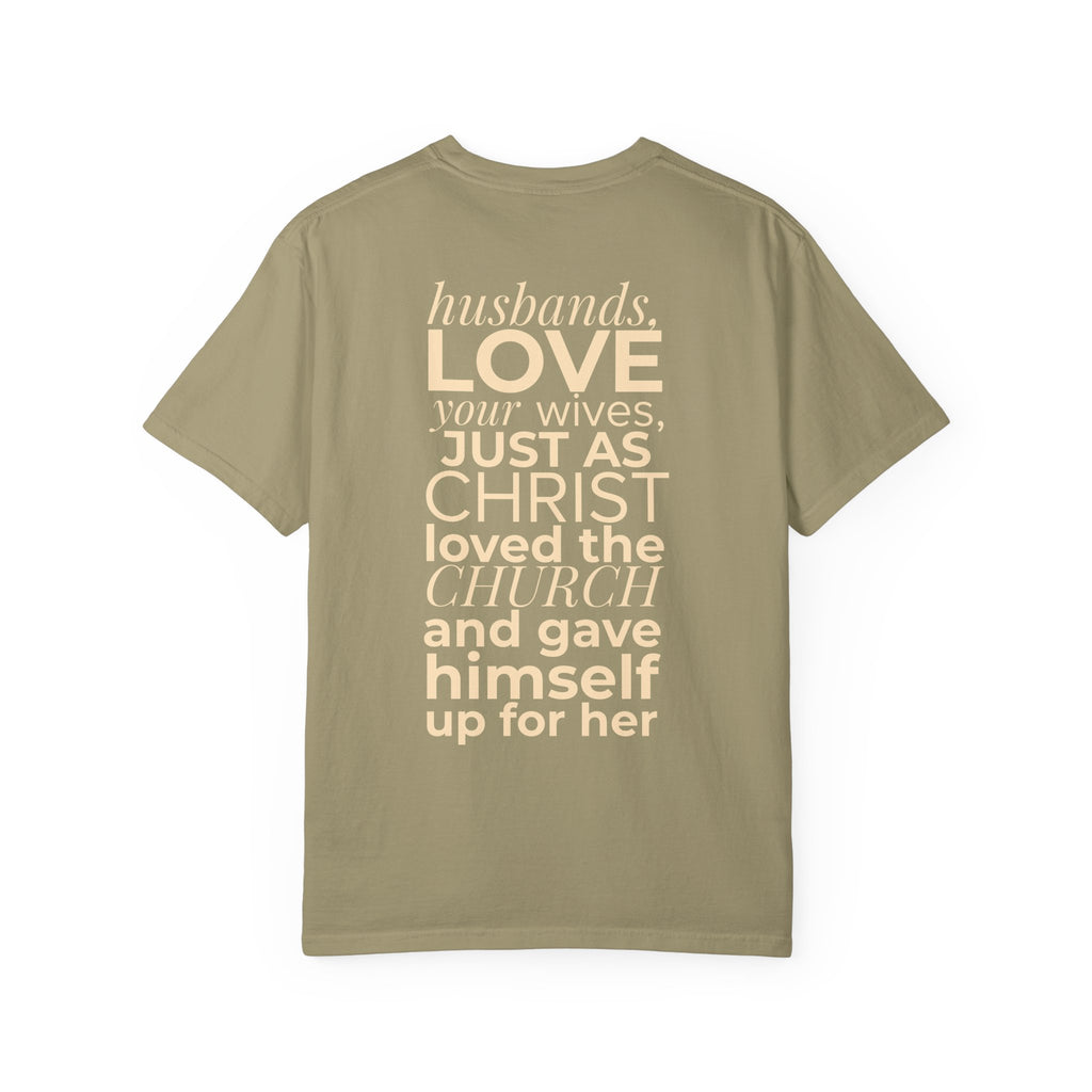 Ephesians 5:25 Scripture T-Shirt — Husbands, Love Your Wives
