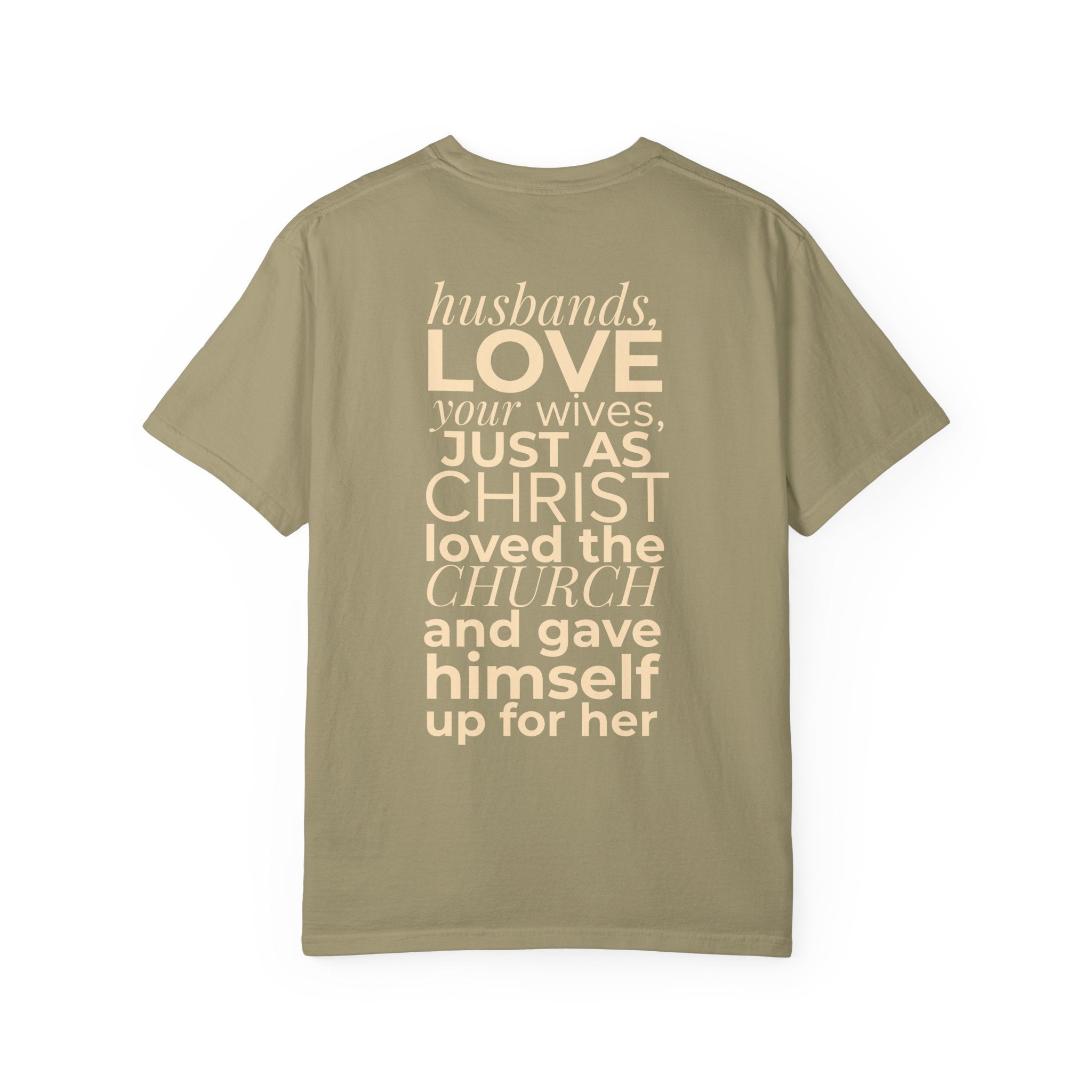 Ephesians 5:25 Scripture T-Shirt — Husbands, Love Your Wives