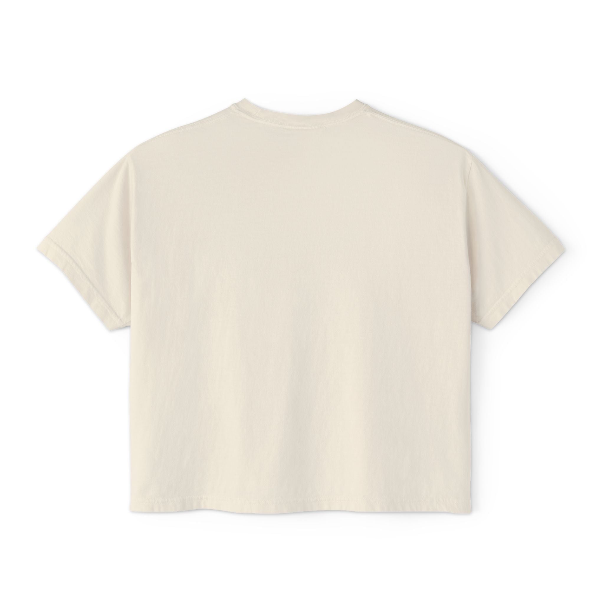 Be Where Your Feet Are Boxy Tee — Footprint Relaxed Women's Tee