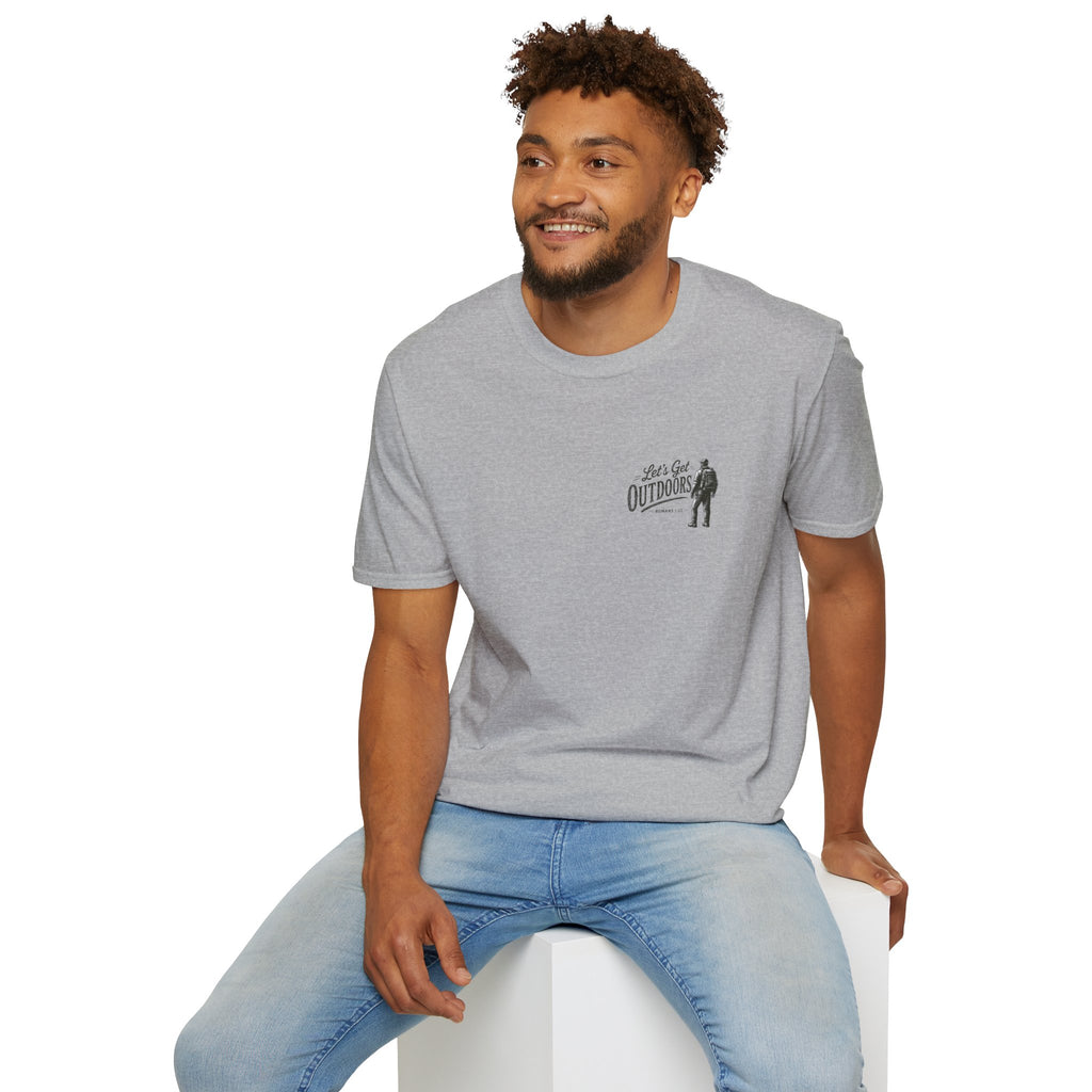 Hike Mountains Graphic — Romans 1:20 Tee