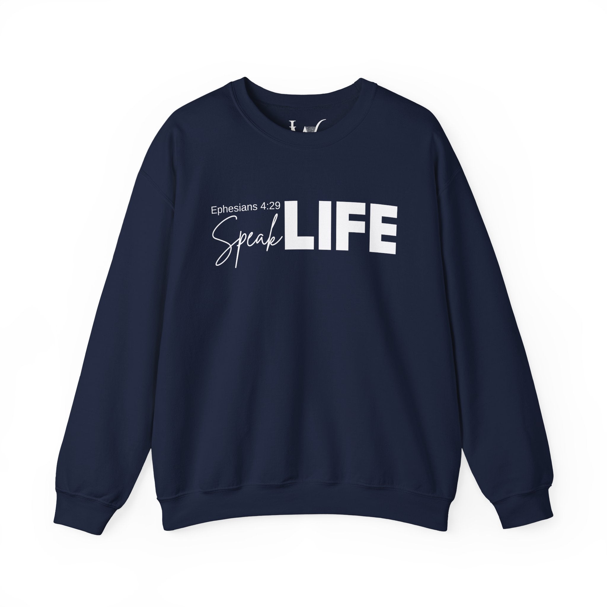 Speak Life Ephesians 4:29 Scripture Crewneck Sweatshirt