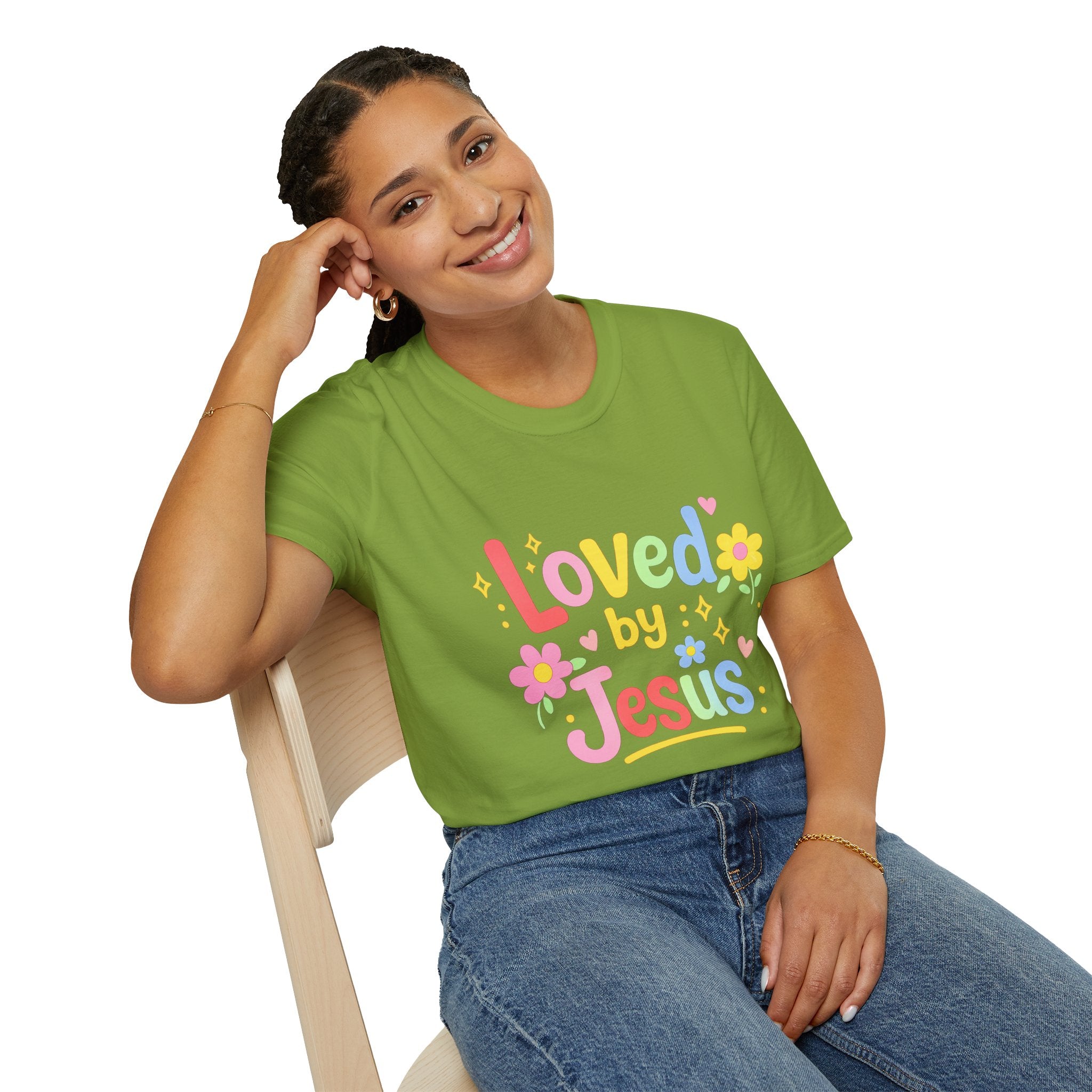 Loved by Jesus Colorful T-Shirt