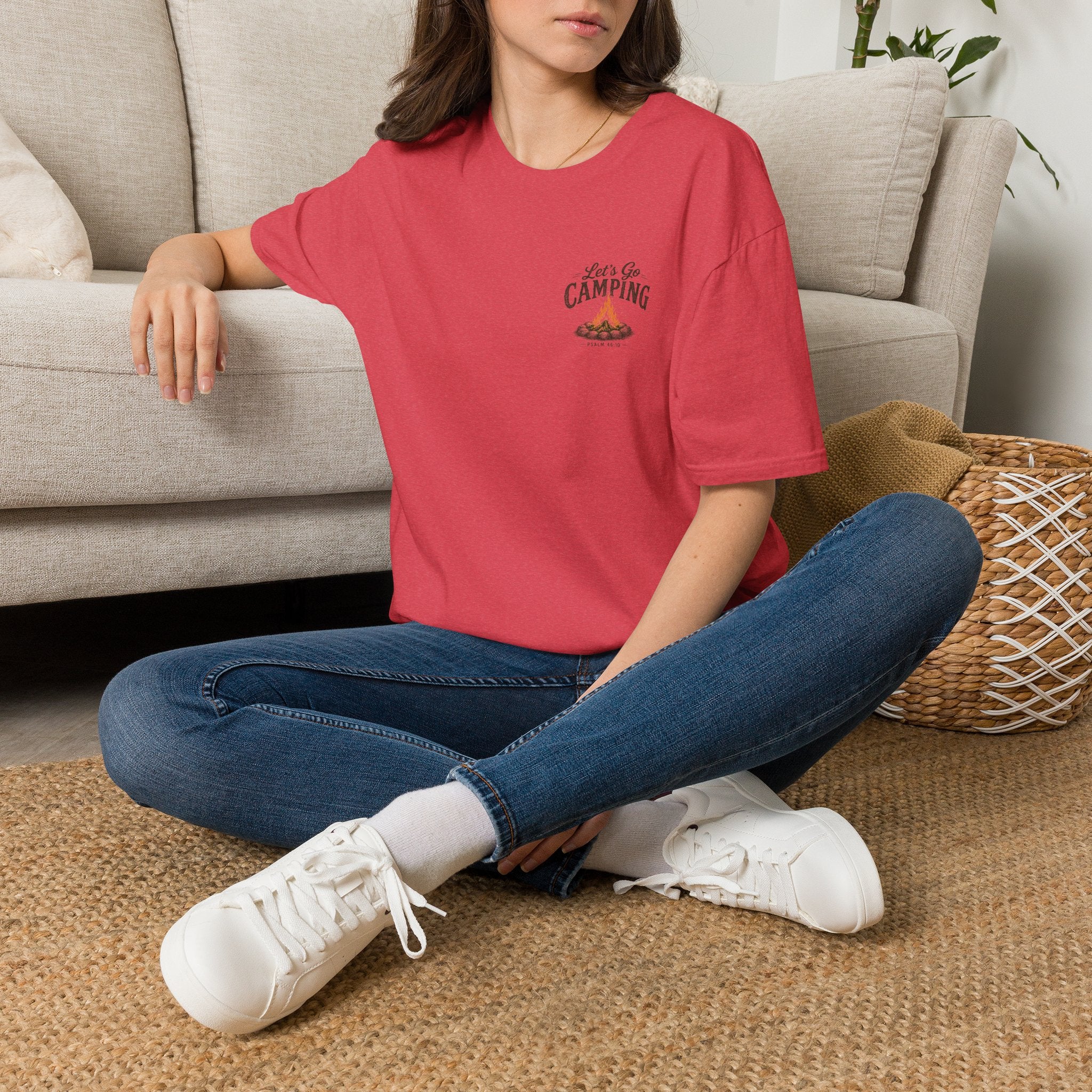Camp More Worry Less T-Shirt - Psalm 46:10