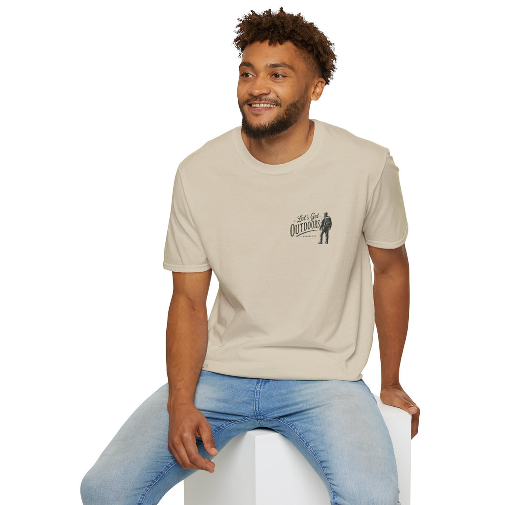 Hike Mountains Graphic — Romans 1:20 Tee