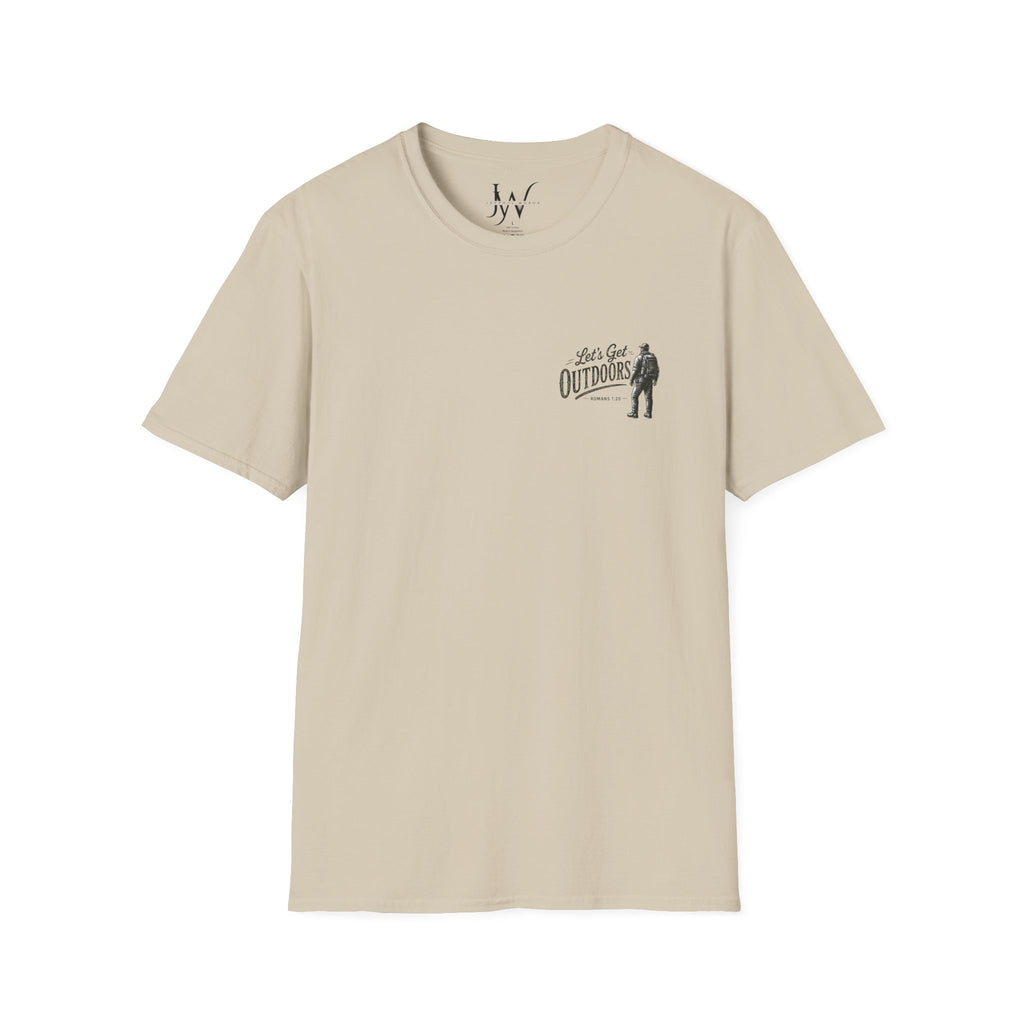 Hike Mountains Graphic — Romans 1:20 Tee