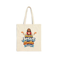 Make Jesus Smile Today Tote Bag – Inspirational Christian Canvas Tote