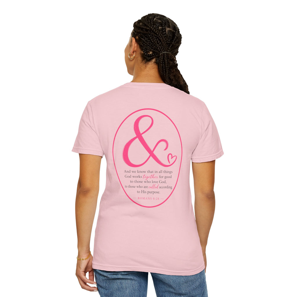 Ampersand Heart T-Shirt — Romans 8:28 Tee