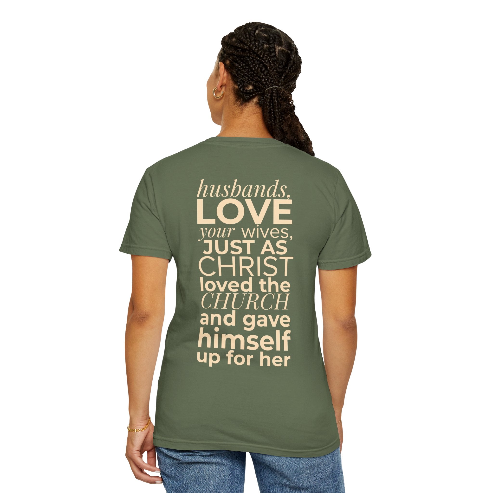 Ephesians 5:25 Scripture T-Shirt — Husbands, Love Your Wives