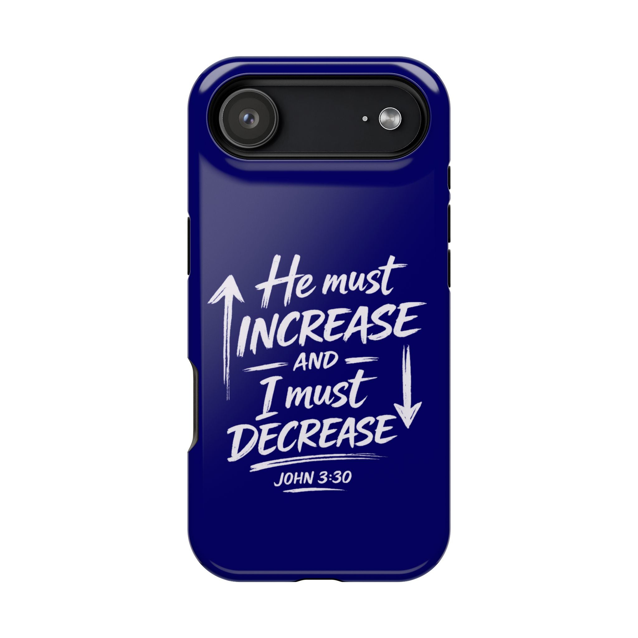 Phone Case — "He Must Increase and I Must Decrease John 3:30" Colorful Magnetic Impact-Resistant Case