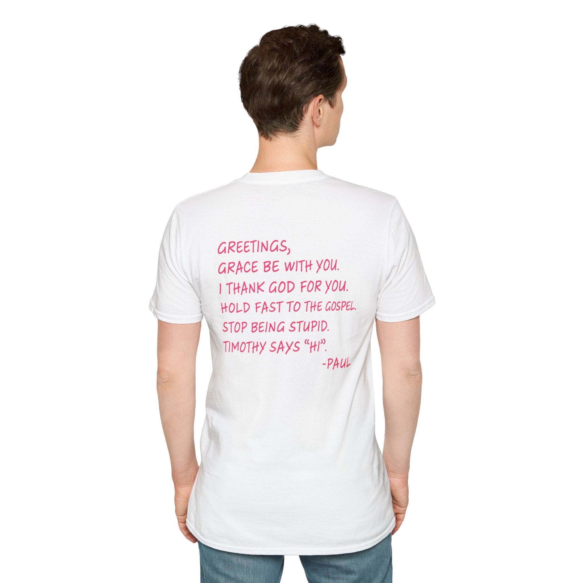 If Paul Were Here We’d Be Getting a Letter T-Shirt — Funny Vintage Postal Stamp Tee