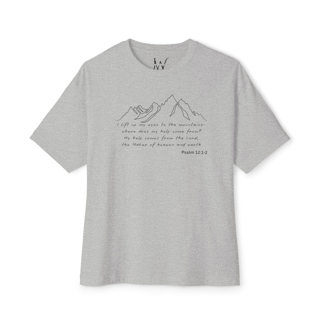 Psalm 12:1-2 Mountain T-Shirt
