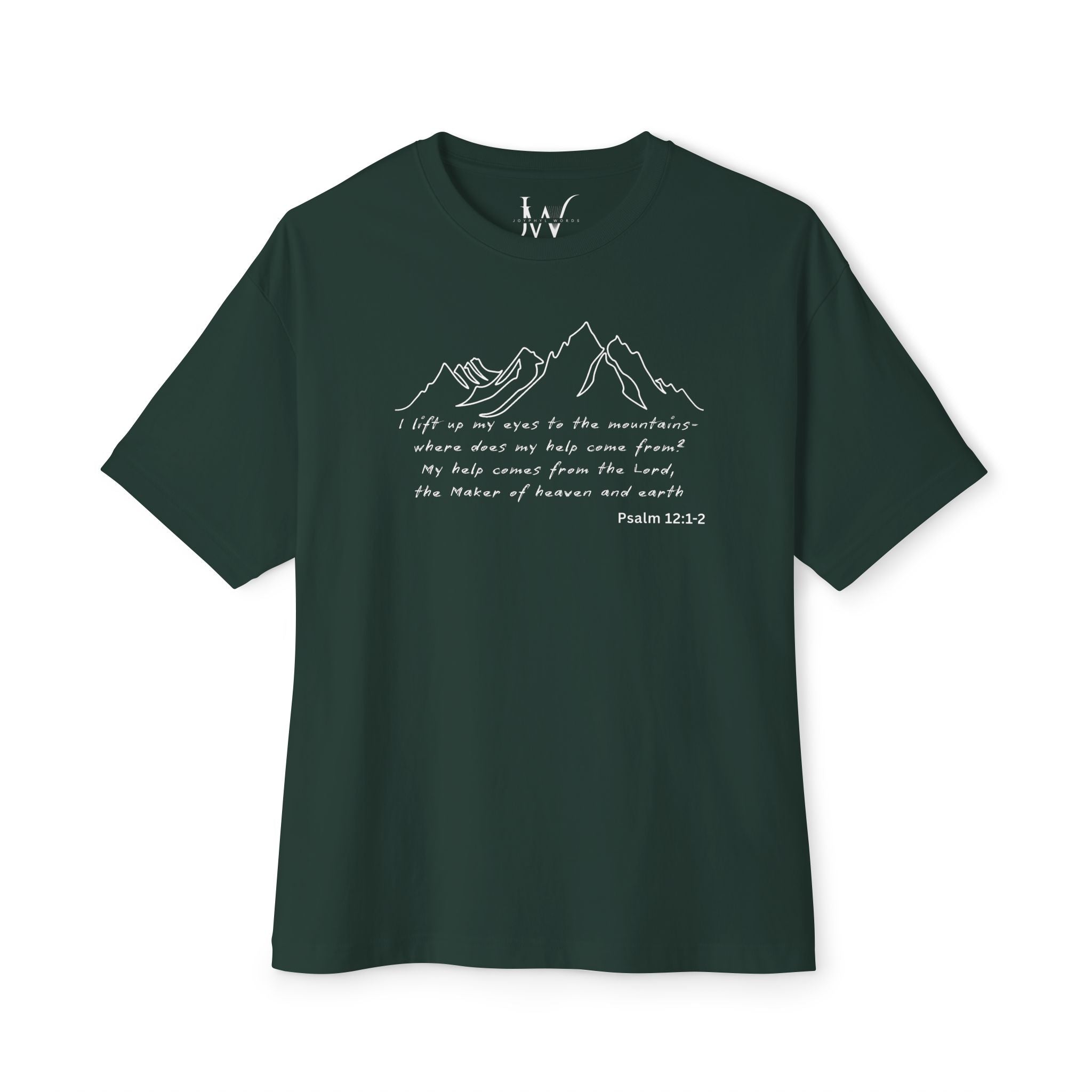 Psalm 12:1-2 Mountain T-Shirt