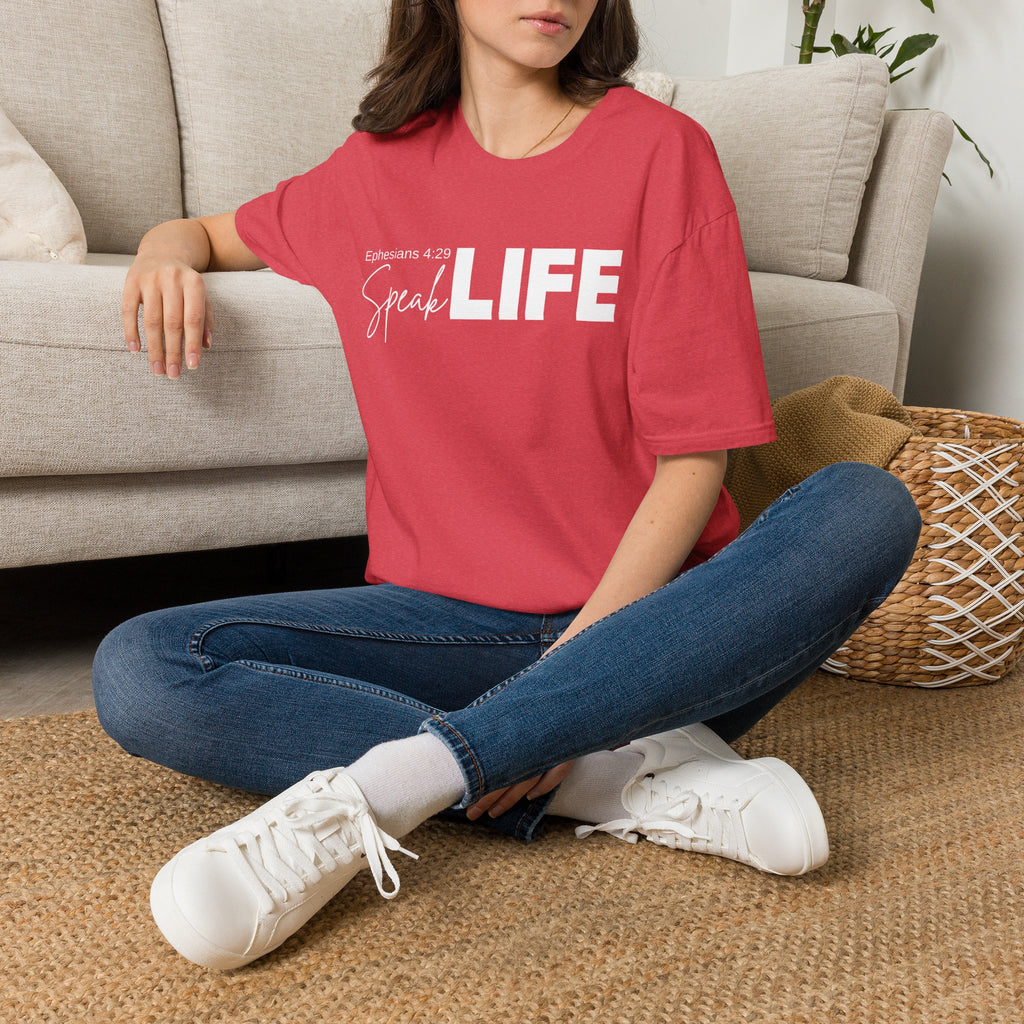 Speak Life Ephesians 4:29 Scripture T-Shirt