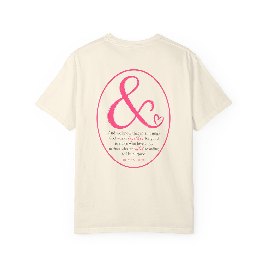 Ampersand Heart T-Shirt — Romans 8:28 Tee