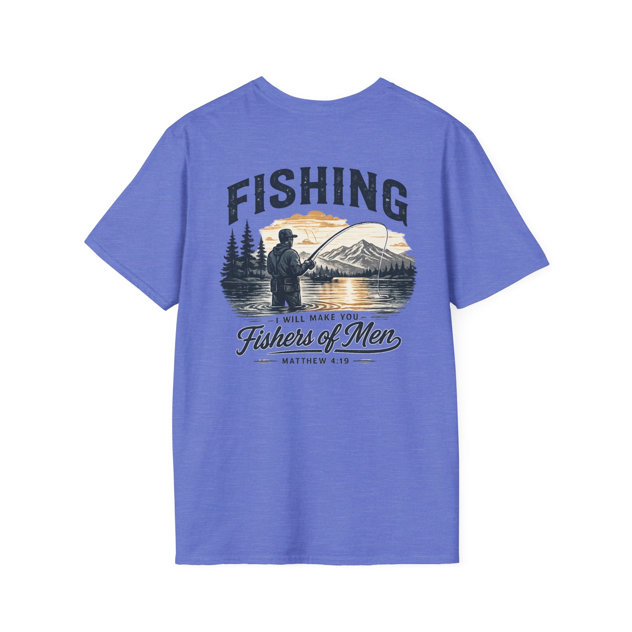 Fishing T-Shirt — "I Will Make You Fishers of Men" Fishing Tee