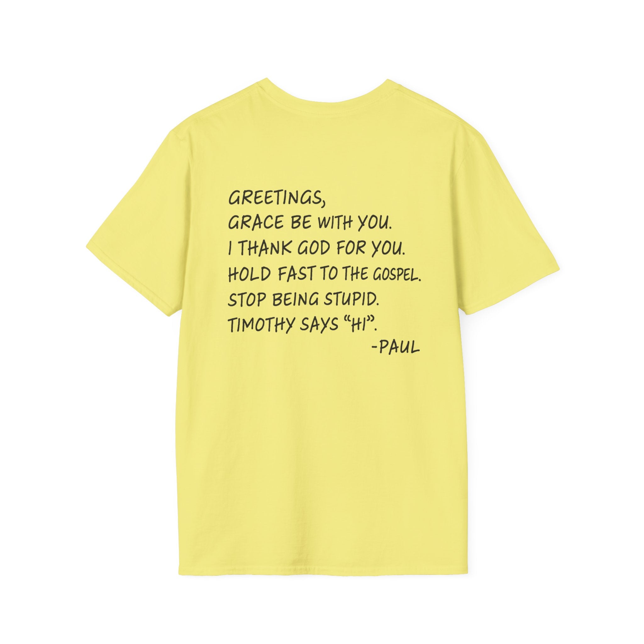 If Paul Were Here We’d Be Getting a Letter T-Shirt — Funny Vintage Postal Stamp Tee