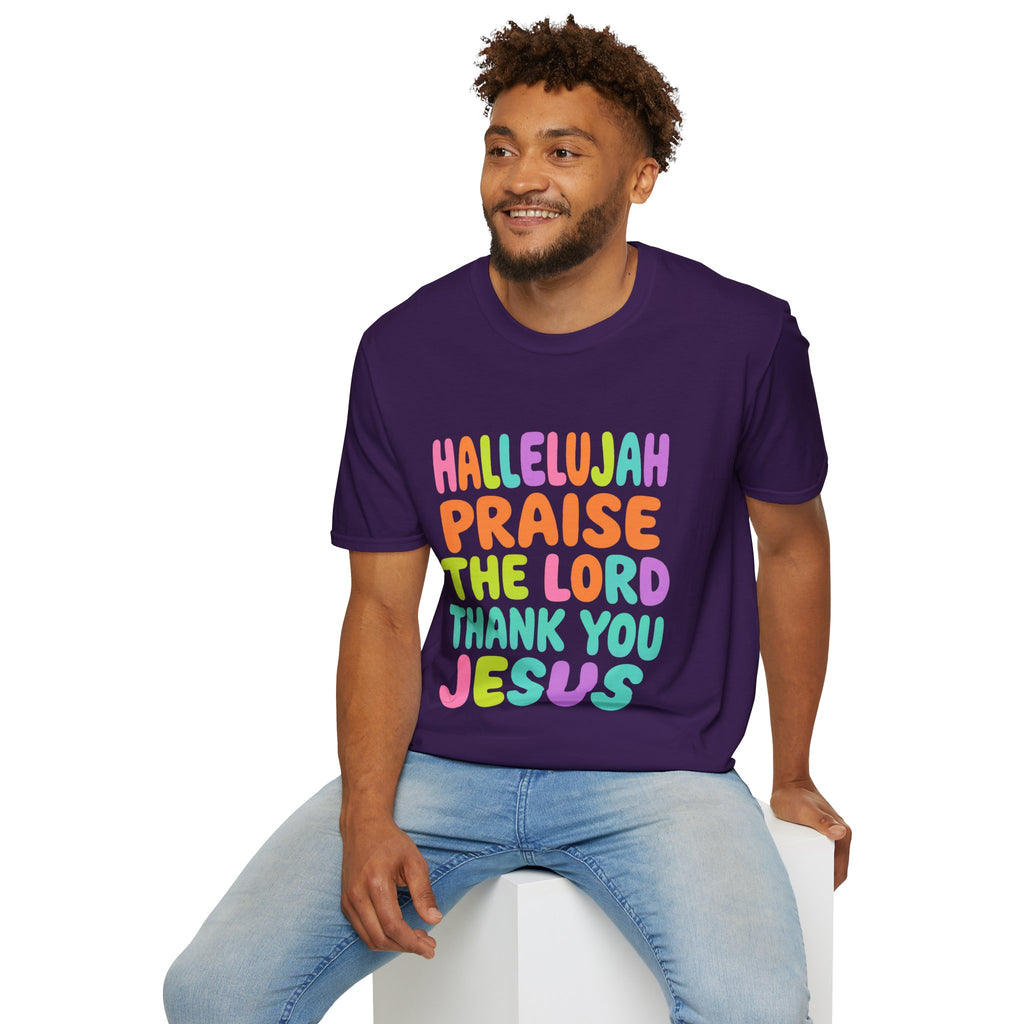 Hallelujah Praise The Lord Thank You Jesus T-Shirt