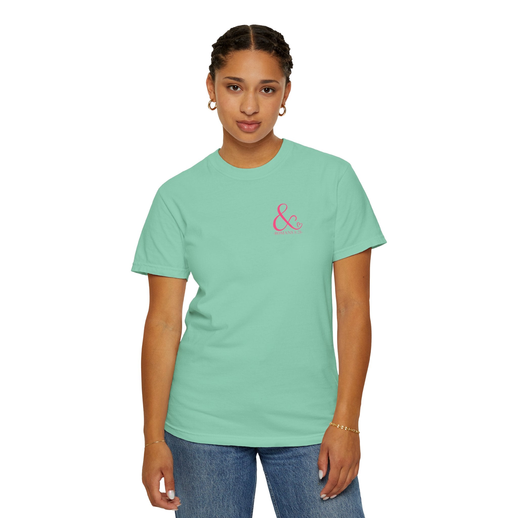 Ampersand Heart T-Shirt — Romans 8:28 Tee