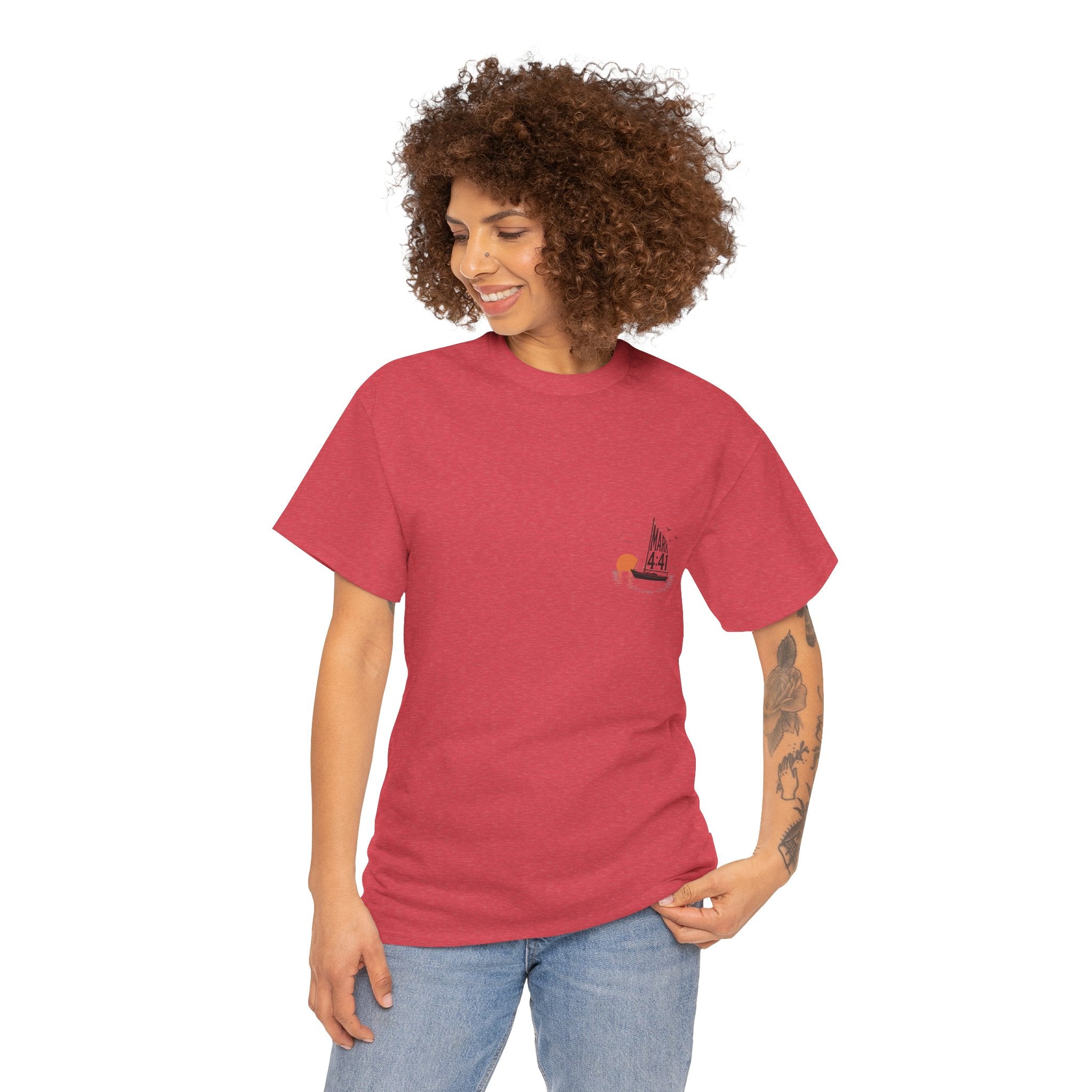 Who Is This That Even the Wind and the Waves Obey Him? - Mark 4:41 Scripture Tee