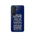Ephesians 5:25 'Husbands Love Your Wives' Magnetic Phone Case — Impact-Resistant