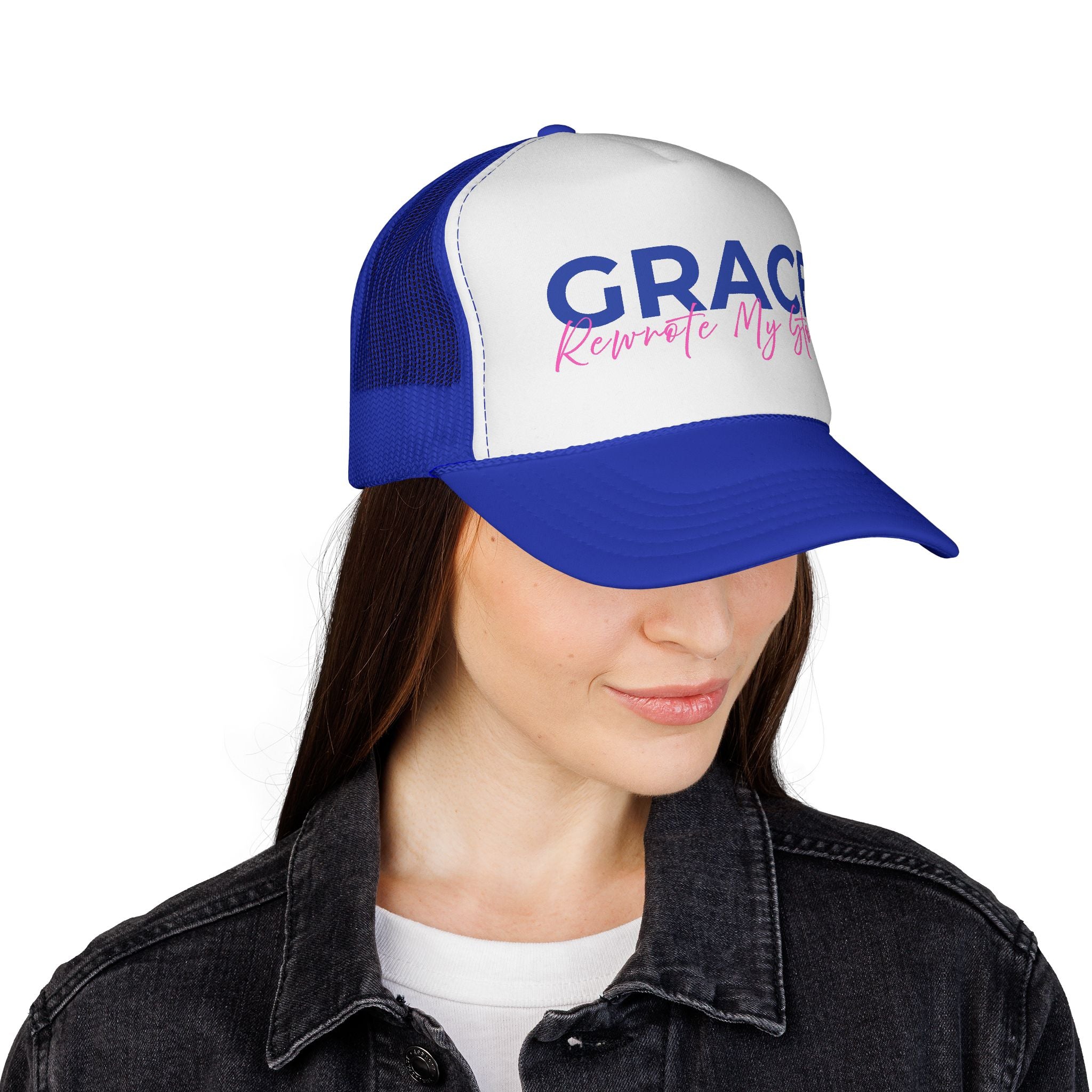 Grace Rewrote My Story Trucker Hat