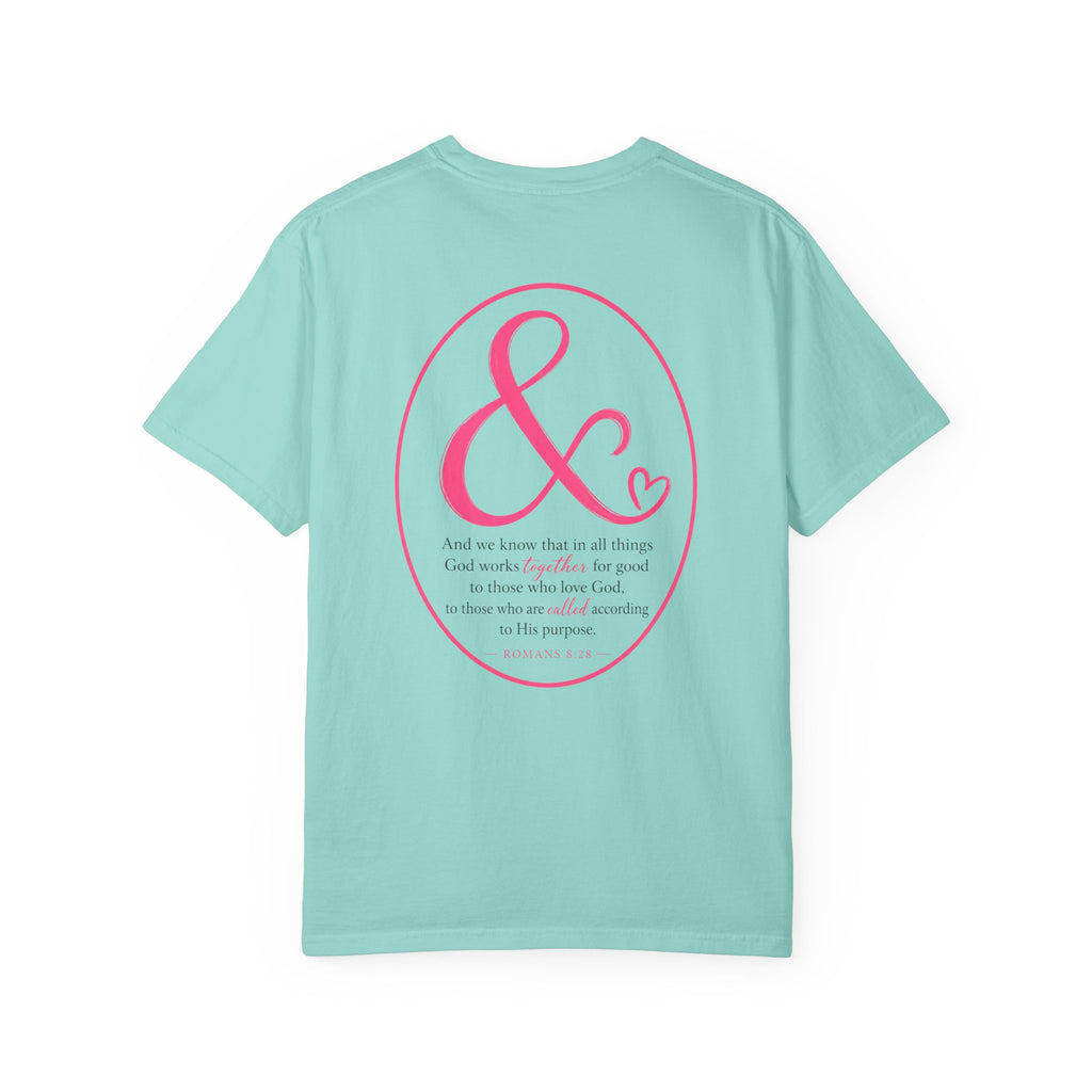 Ampersand Heart T-Shirt — Romans 8:28 Tee