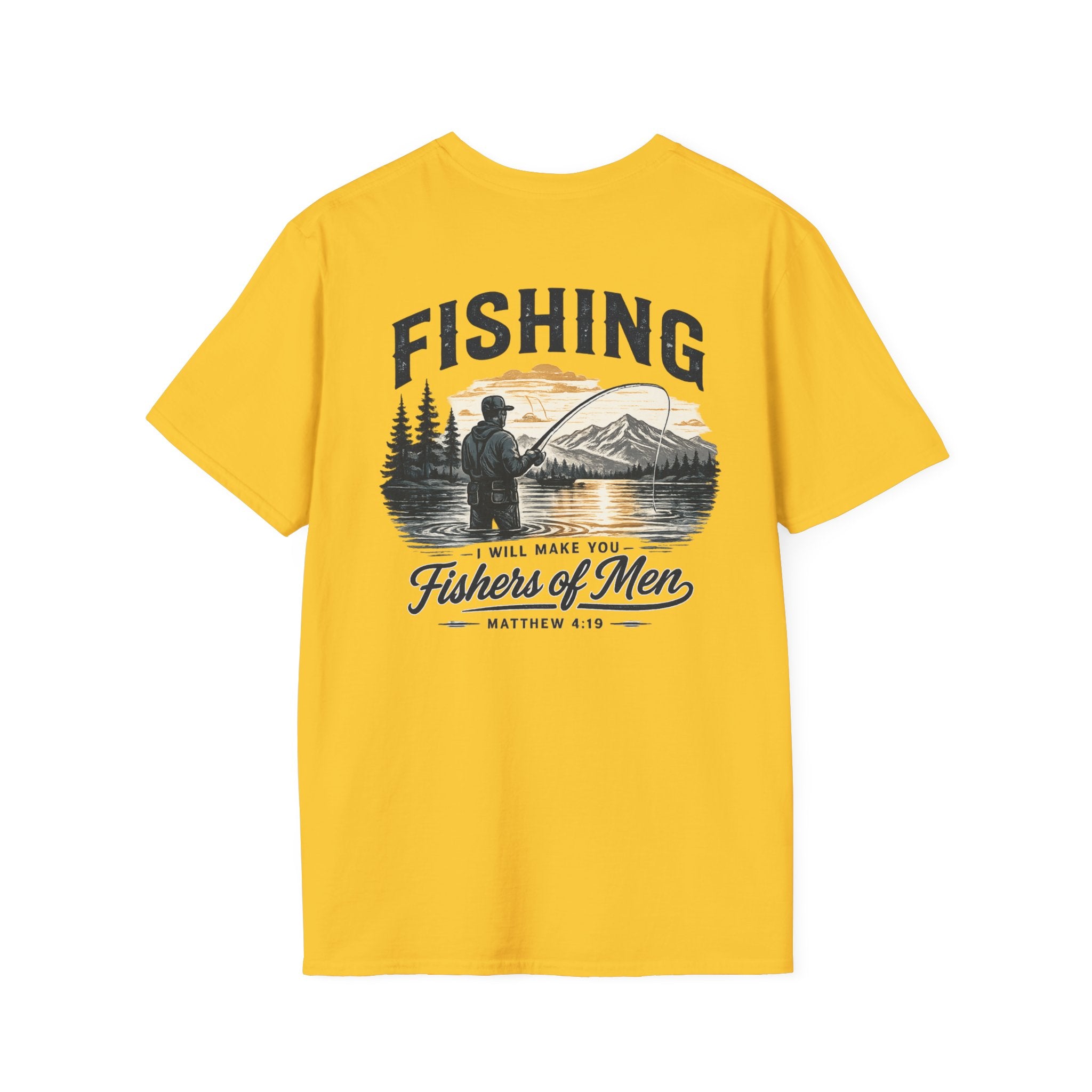 Fishing T-Shirt — "I Will Make You Fishers of Men" Fishing Tee